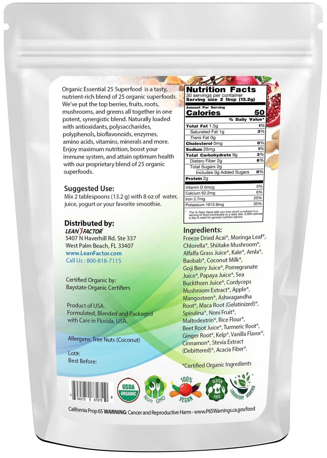 Essential 25 Superfoods – Organic