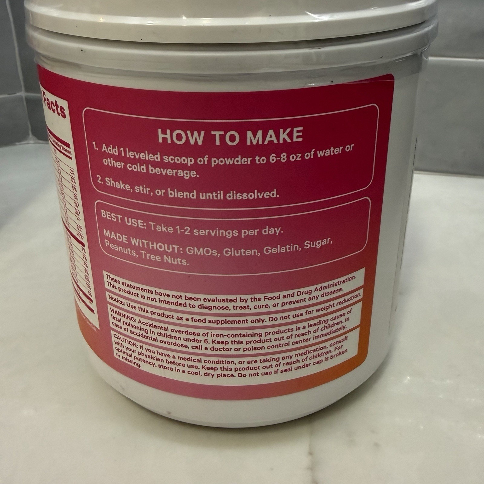 Pink Stork Pregnancy & Postpartum Protein Powder for Women, 20g Whey & Collagen