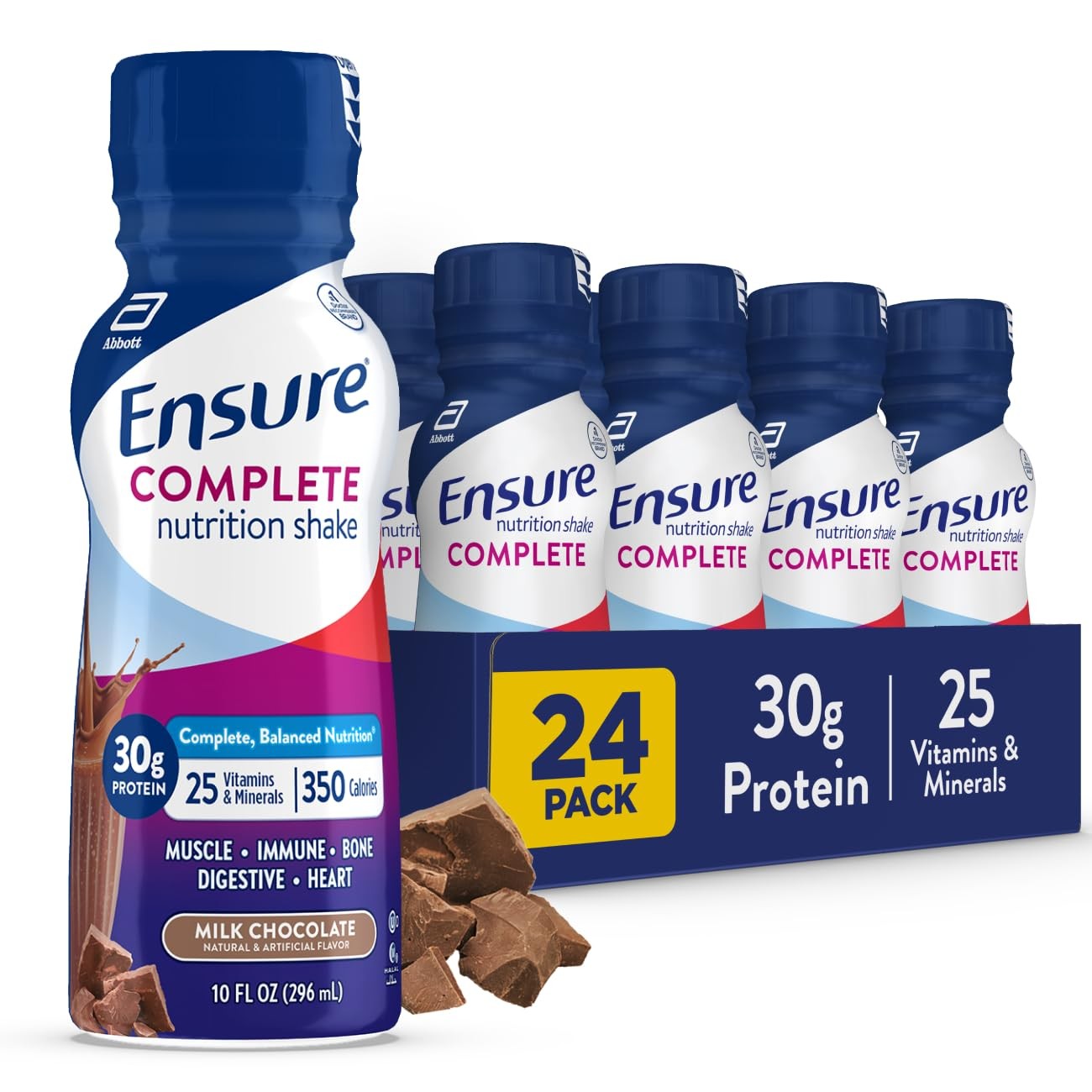 Ensure COMPLETE Milk Chocolate Nutrition 10 Fl Oz (Pack of 24),