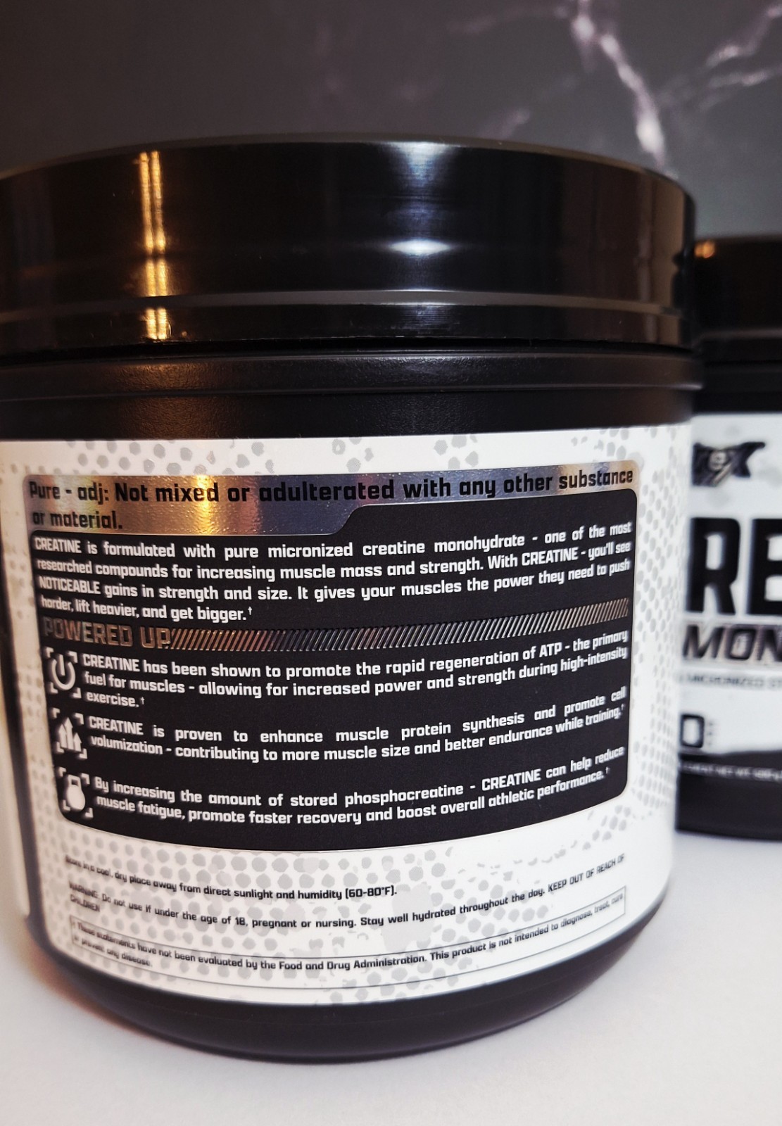 Nutrex Pure Creatine Monohydrate, 100 Servings, Unflavored, USA 🇺🇸01/2029✨️
