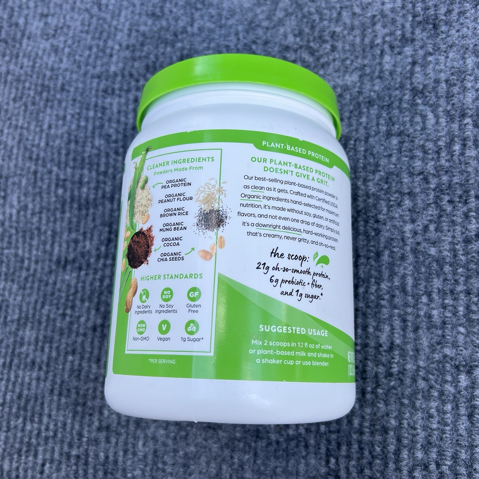 3 Pack Orgain Organic Plant-Based Protein Powder Chocolate Peanut Butter 16.3 oz