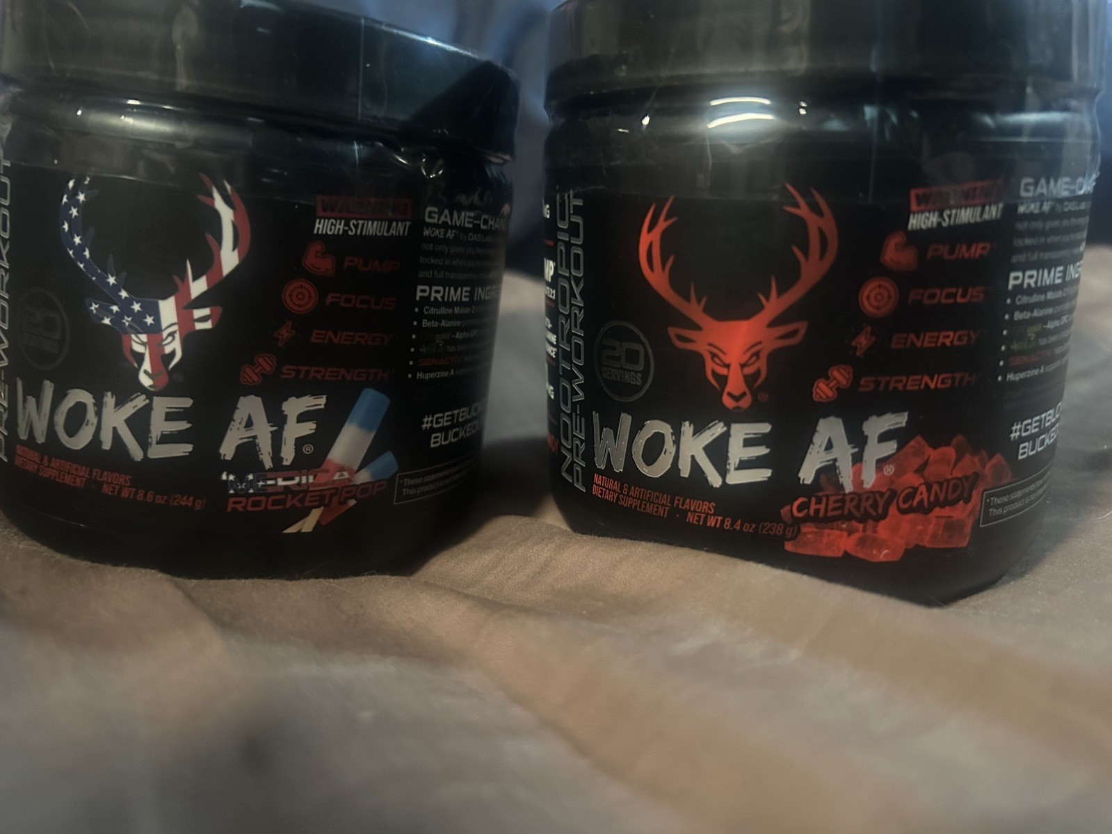 Bucked Up Woke AF Merica ROCKET POP, Pre-Workout Powder