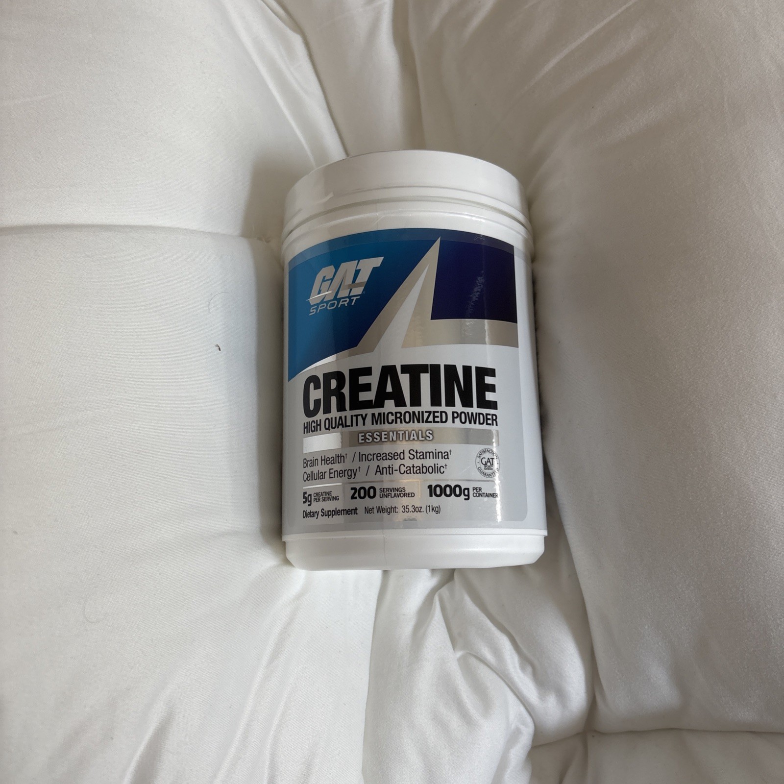 GAT Sport Creatine Monohydrate Powder 33.3 Oz Container Exp Date 03/2029