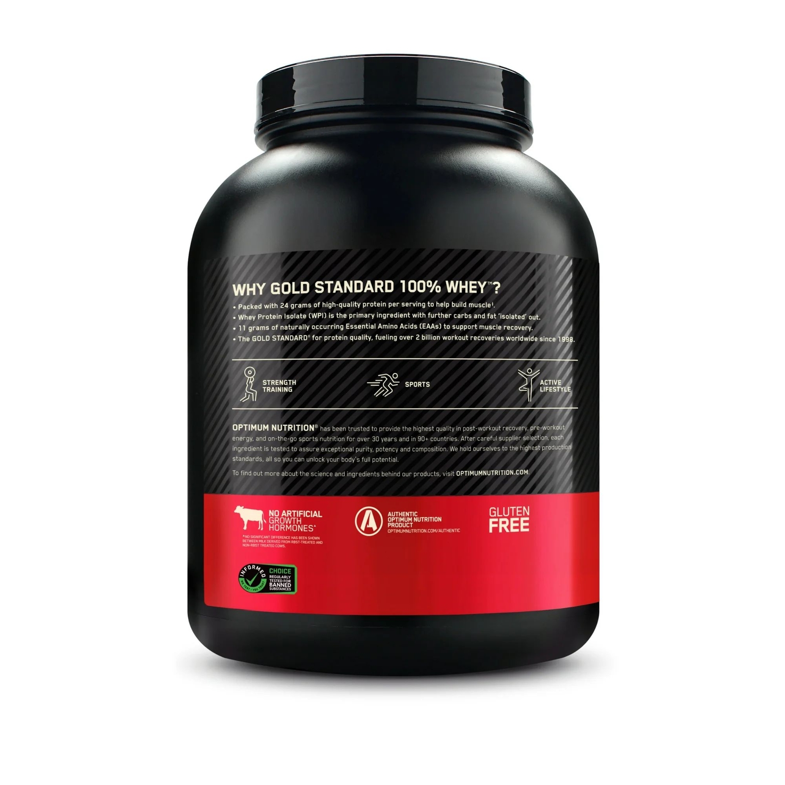 Optimum Nutrition Gold Standard 100% Whey Protein Powder, Rocky Road, 5lb