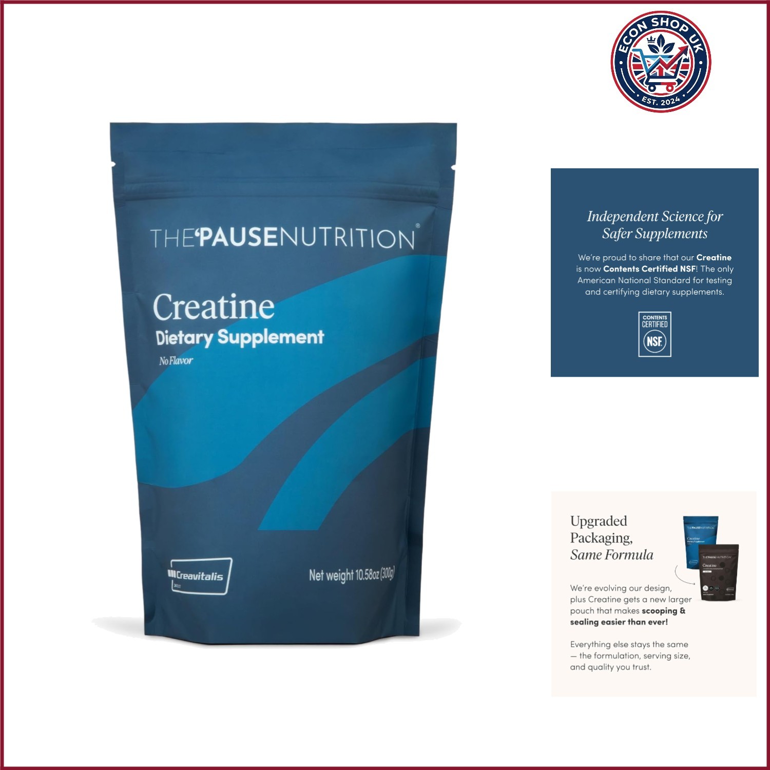Creatine Powder with Creavitalis Muscle Support, 11 OZ | & gluten free Creav…