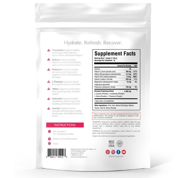 Hydrate – Strawberry Kiwi Sports Drink Mix | 16‑Serving powder & sticks – NEW