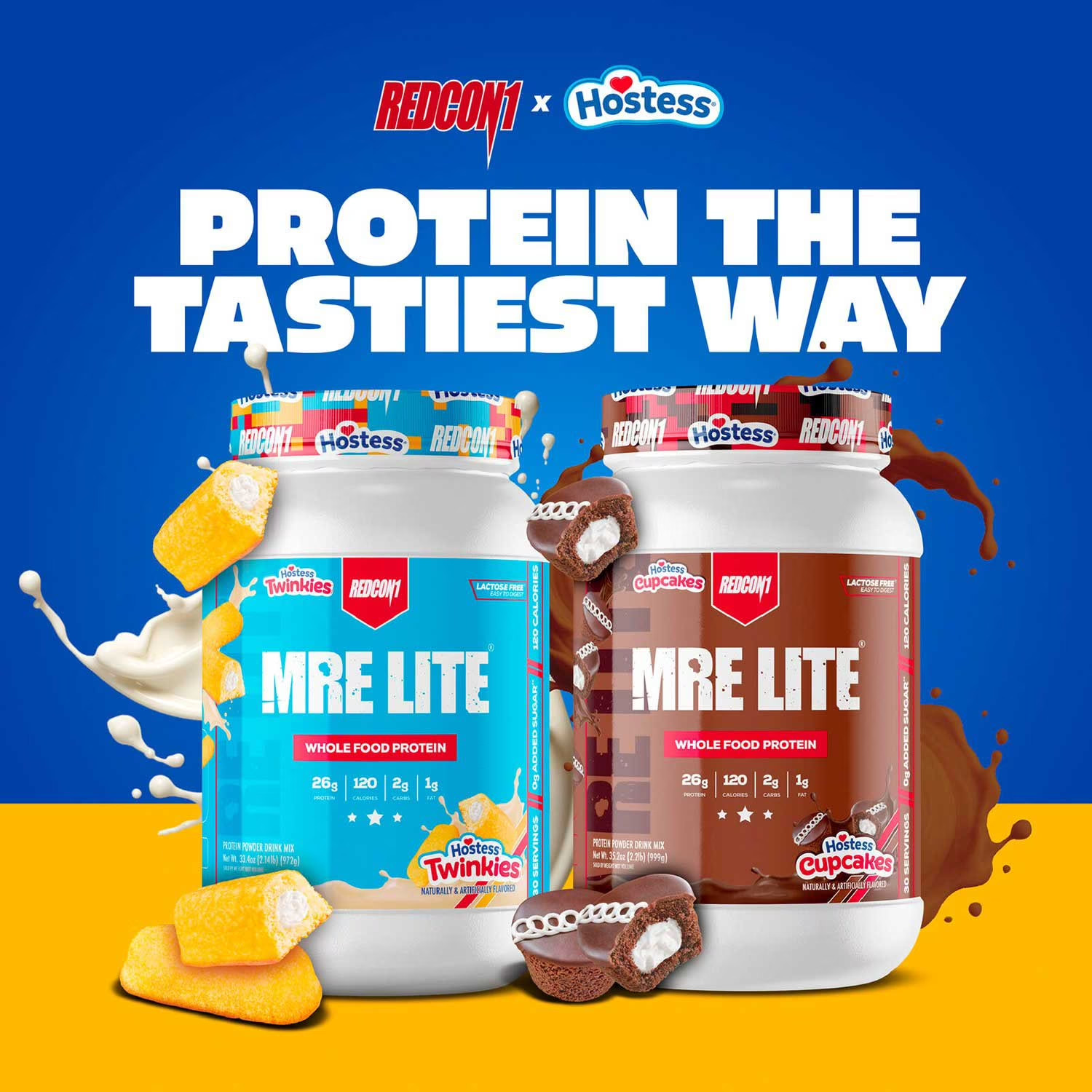 Redcon1 MRE Lite Whole Food Protein Powder – Hostess Cupcakes, 2.2 lbs. LIMITED!