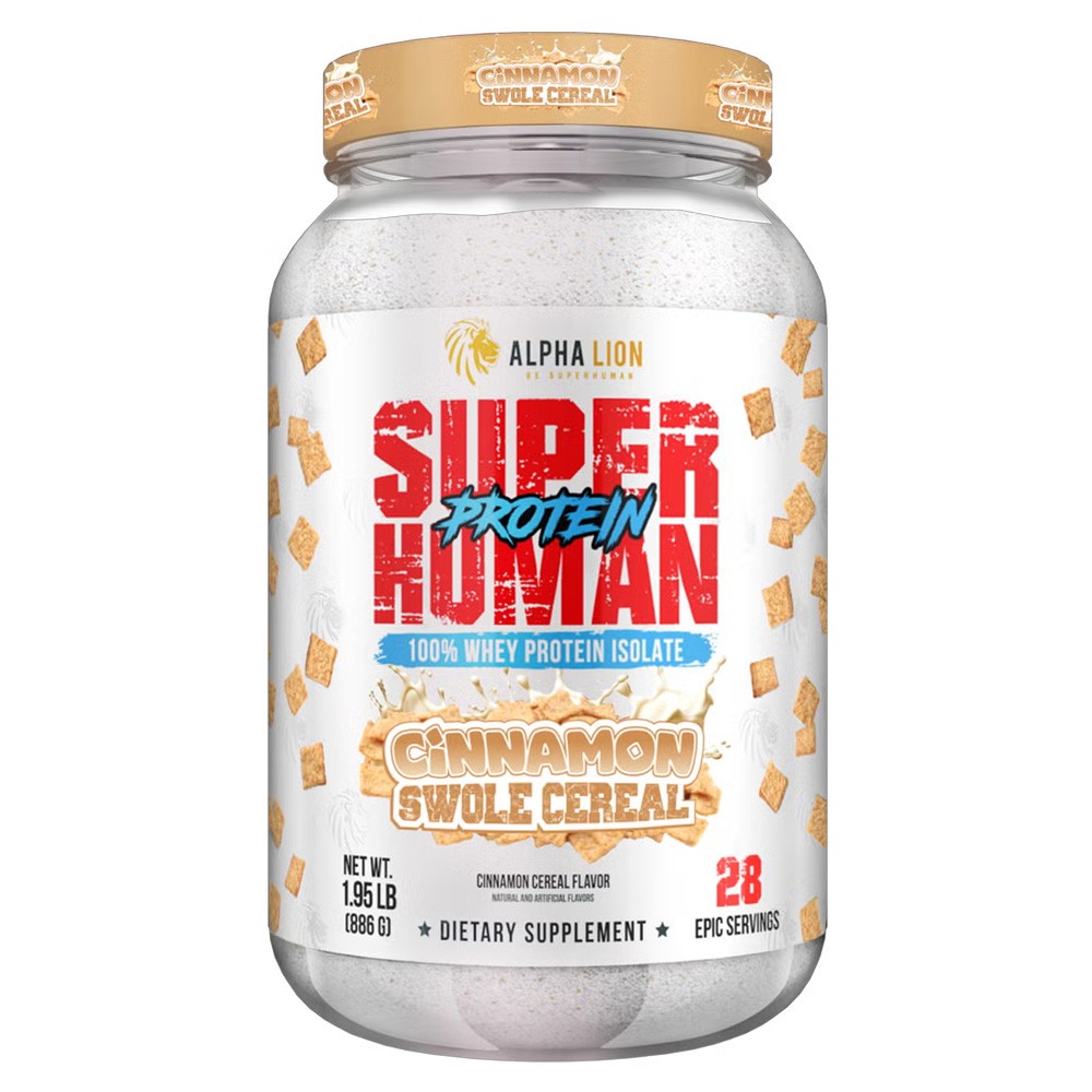 Alpha Lion Superhuman Protein – Whey Protein Isolate – Cinnamon Swole Cereal