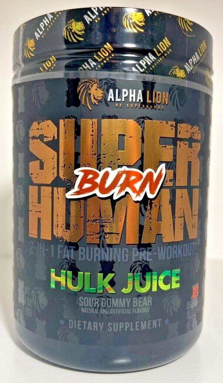 Alpha Lion Super Human BURN Mitoburn Fat Burner 21 FULL Servings 3 Flavors New