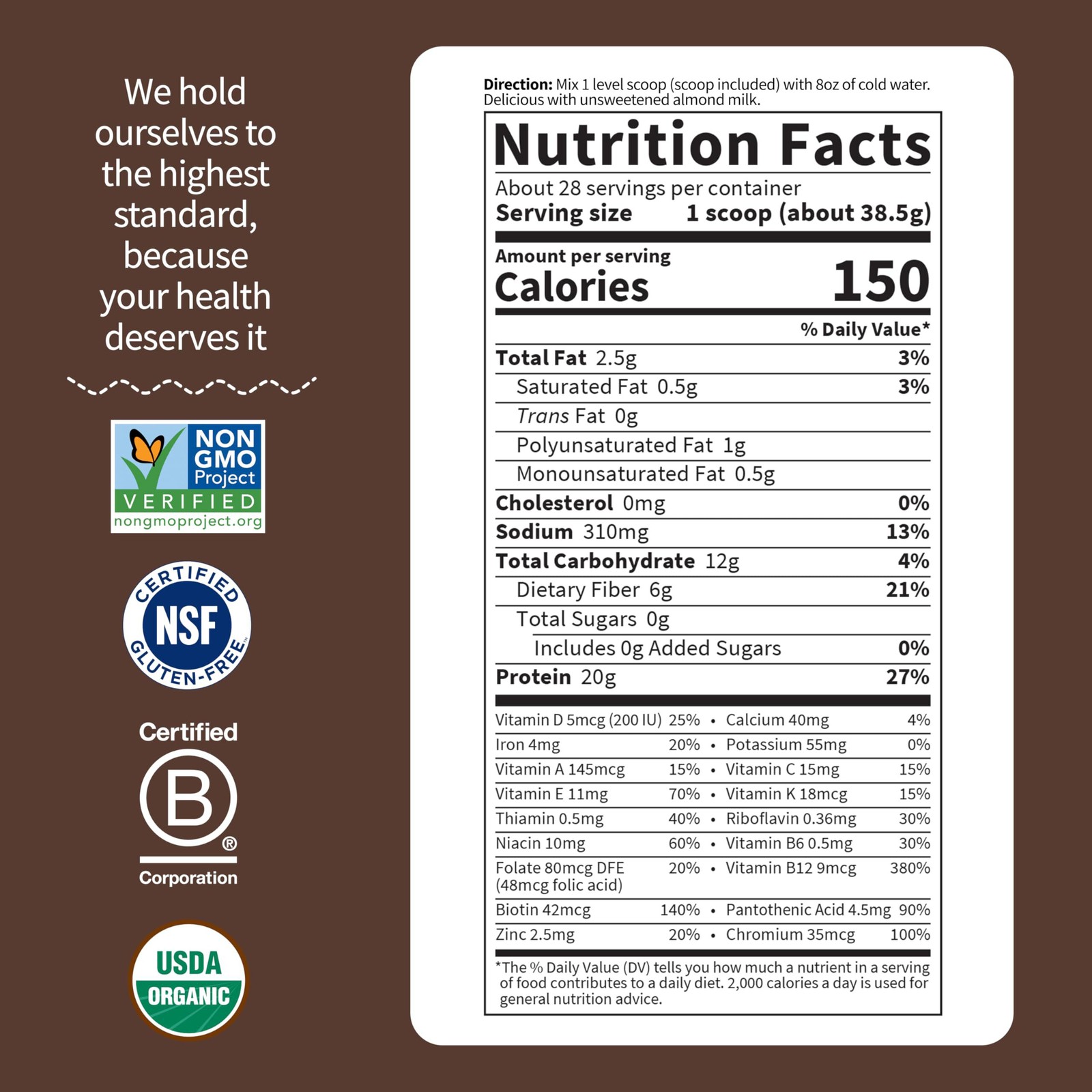 9/26+ Garden of Life Meal Replacement Shakes, Raw Organic, Chocolate Protein Pow