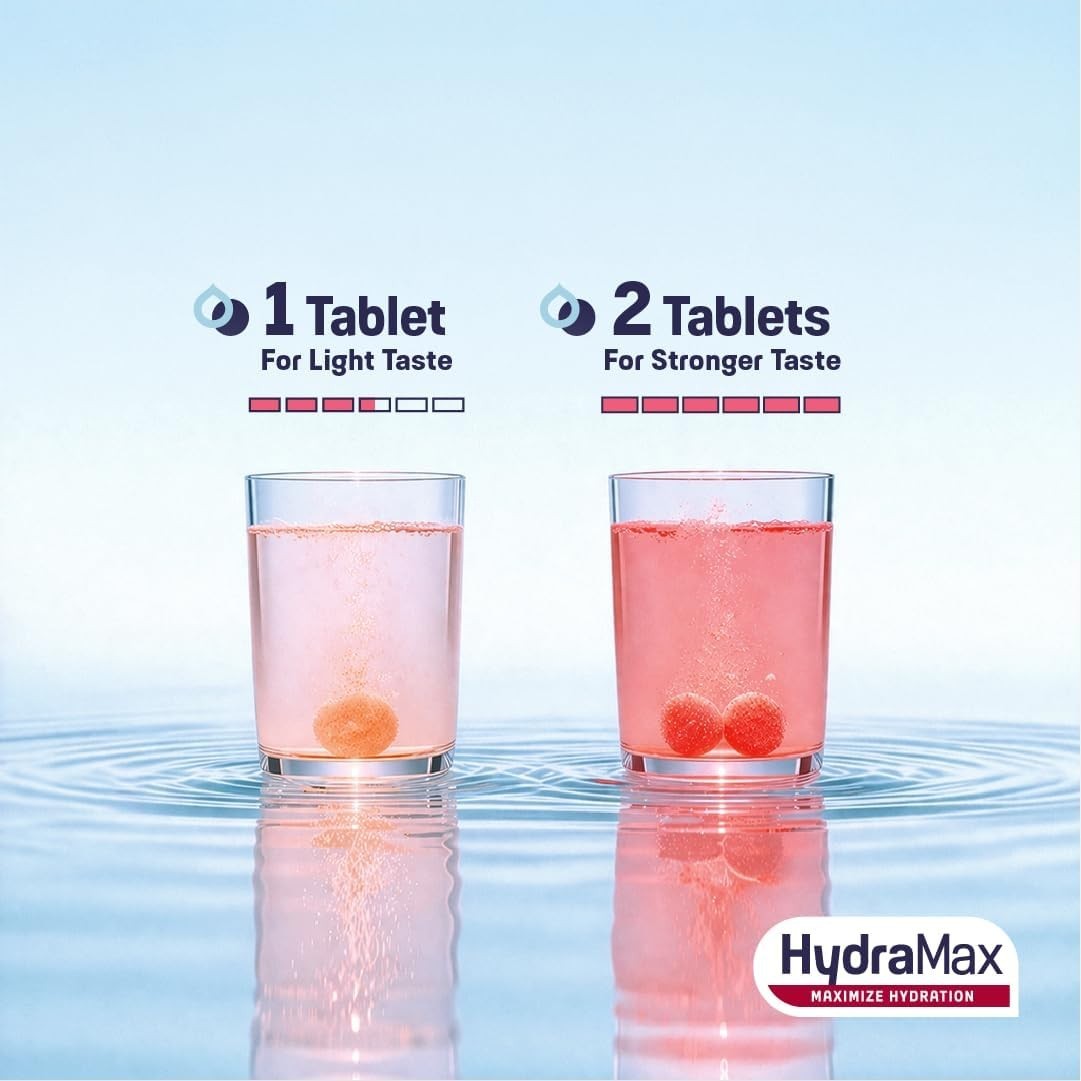 UPSA HydraMax Hydration Strawberry Electrolytes Effervescent Tablets 16 ct – New