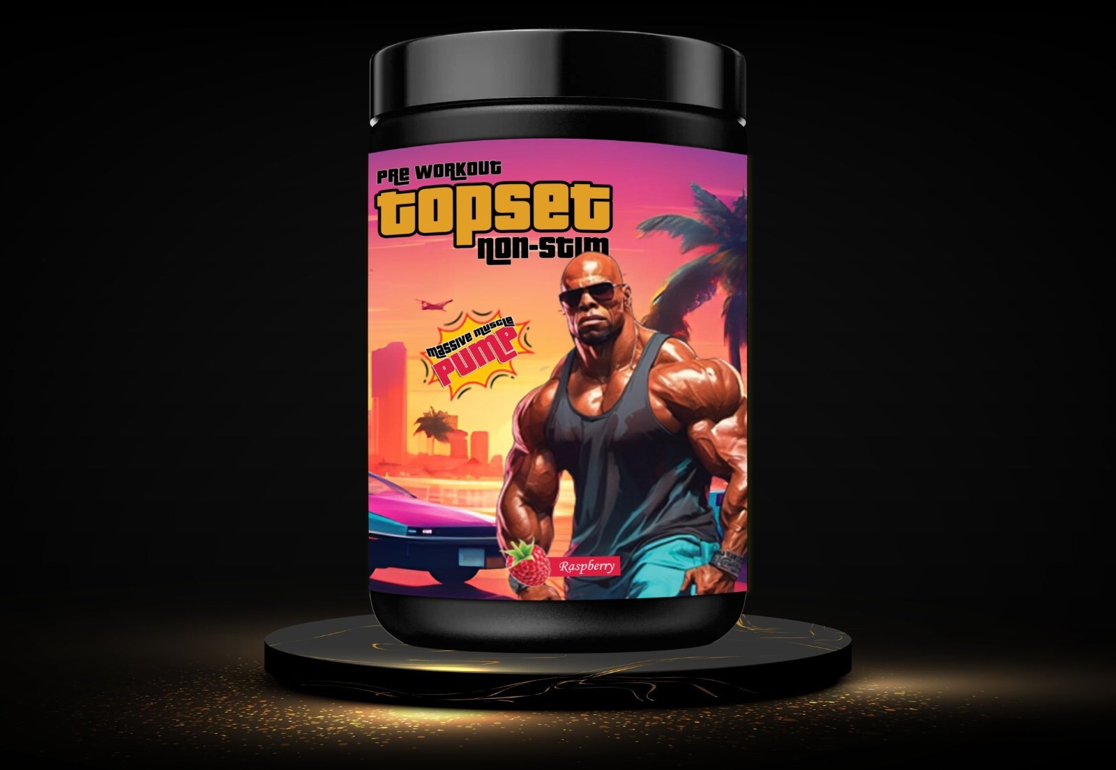 TOPSET 600 g- Best Non-Stim Preworkout, Stim Free, 10 000 mg Citrulline and More