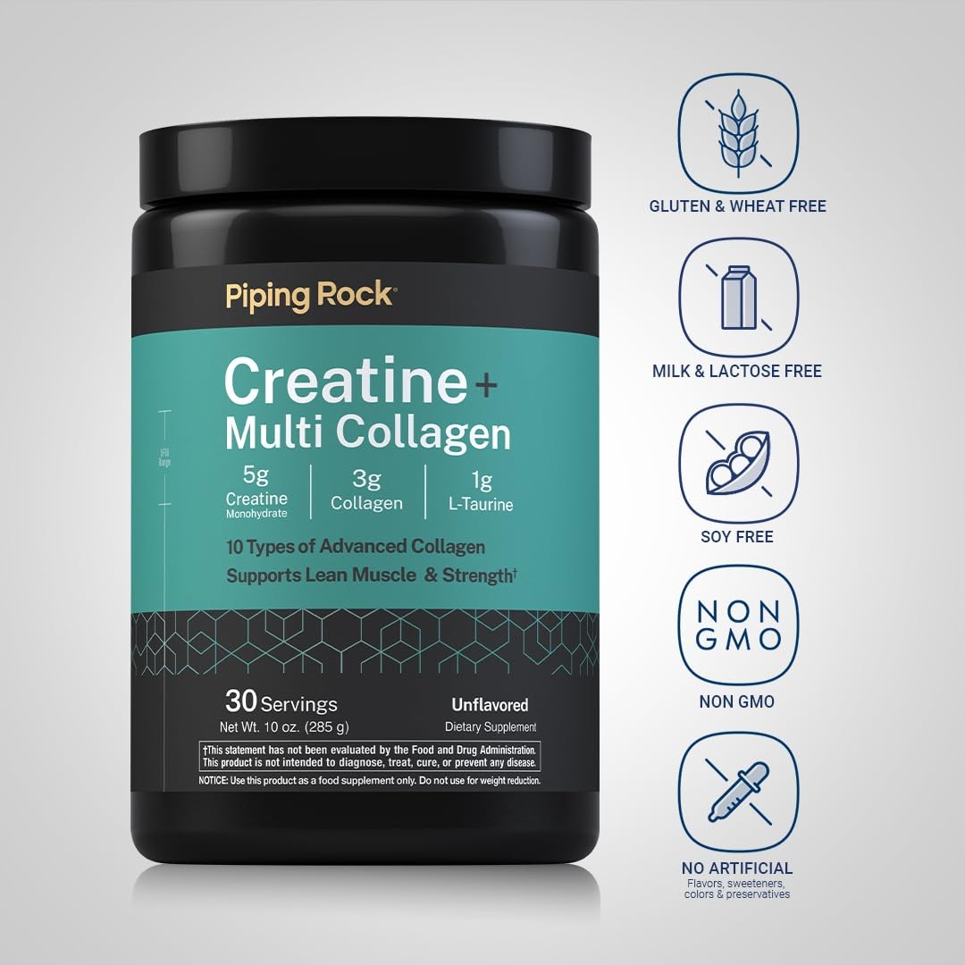 Creatine Monohydrate Powder with Collagen L-Taurine Muscle Building