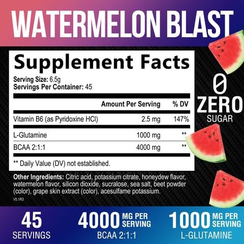 Amino Muscle Recovery Powder with BCAAs – After Workout Recovery Drink for Women