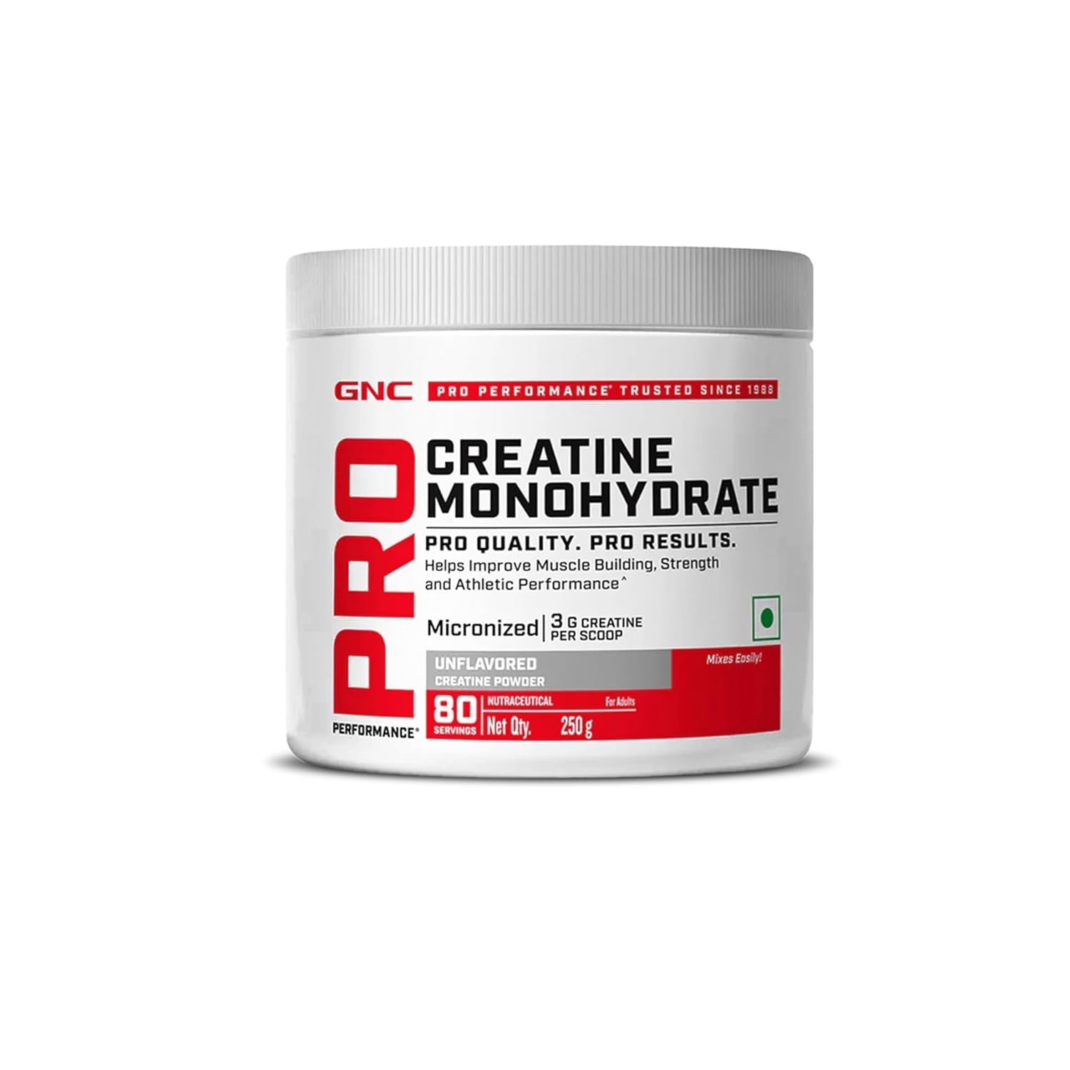 GNC Pro Performance Creatine Monohydrate 3000mg Creatine 250gm