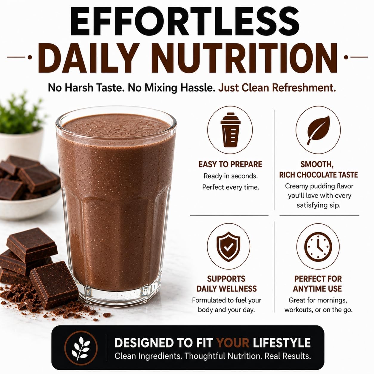 PROTIFIT – High Protein Pudding/Shake Mix, 15g Protein, 7 Ounce (Pack of 1)