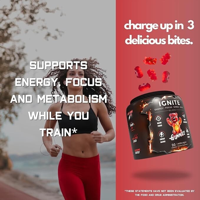 Ignite OxyShred Gummies Stim Fat Burner | Focus, Energy, Shred by The Gummy Lab