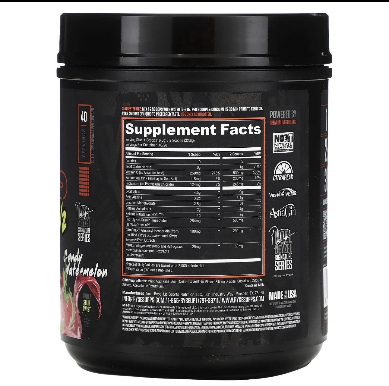 Pump Daddy V2, Non-Stim Pre-Workout, Candy Watermelon, 1.44 lb (652 g)