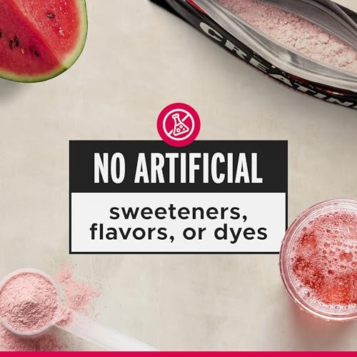 Creatine Monohydrate Powder Watermelon 60 Servings Pre Workout
