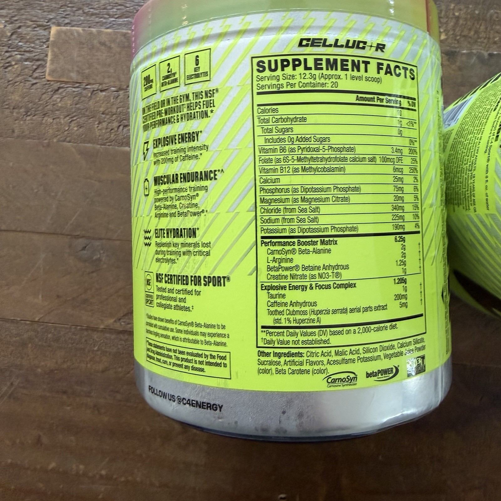 C4 Sport, Pre-Workout, Watermelon, 8.7 oz (246 g)