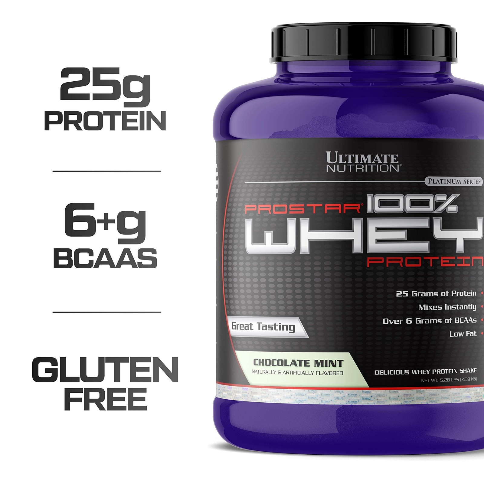 Prostar Whey Protein Powder 25 gm of Protein – 80 Servings, Chocolate Mint