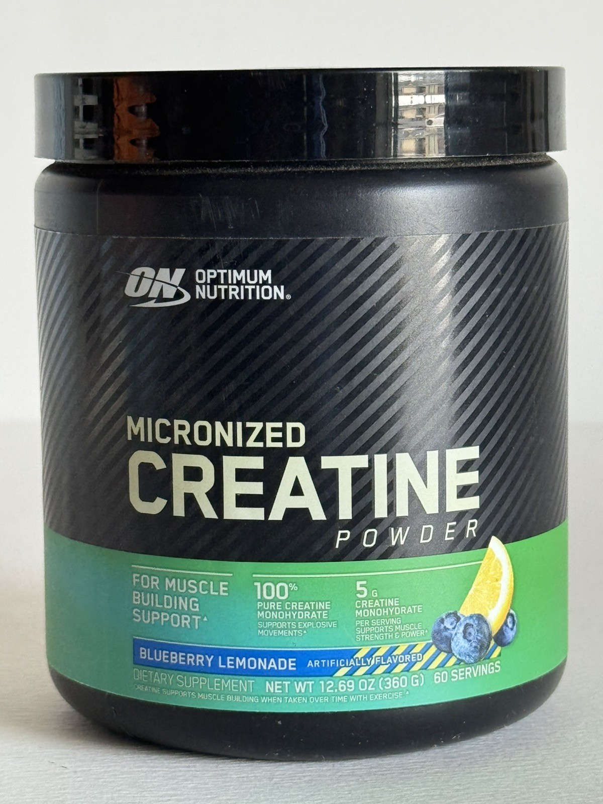 Micronized Creatine Monohydrate Powder, Blueberry Lemonade Creatine, 60 Servings