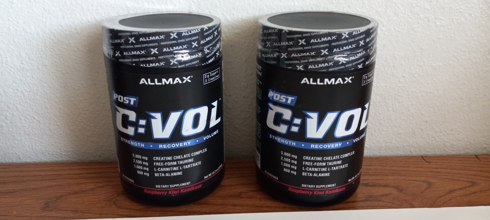 2 C:VOPost Workout Creatine complex Raspberry Kiwi Kamikaze, 13.2 oz (375 g) ea