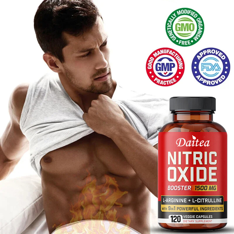 Nitric Oxide 1500MG – Natural Muscle Recovery – Nitric Oxide Production