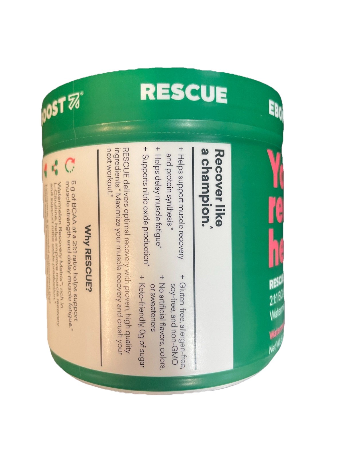 Eboost Post-Workout Watermelon Rescue Tub 8.74 oz