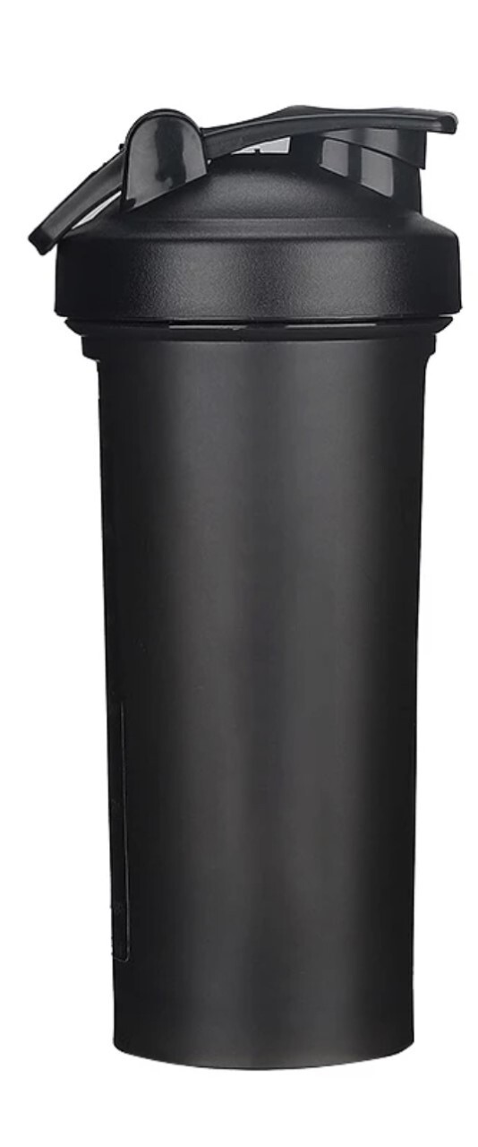 20 oz blender shaker bottle with classic loop top and whisk ball for protein