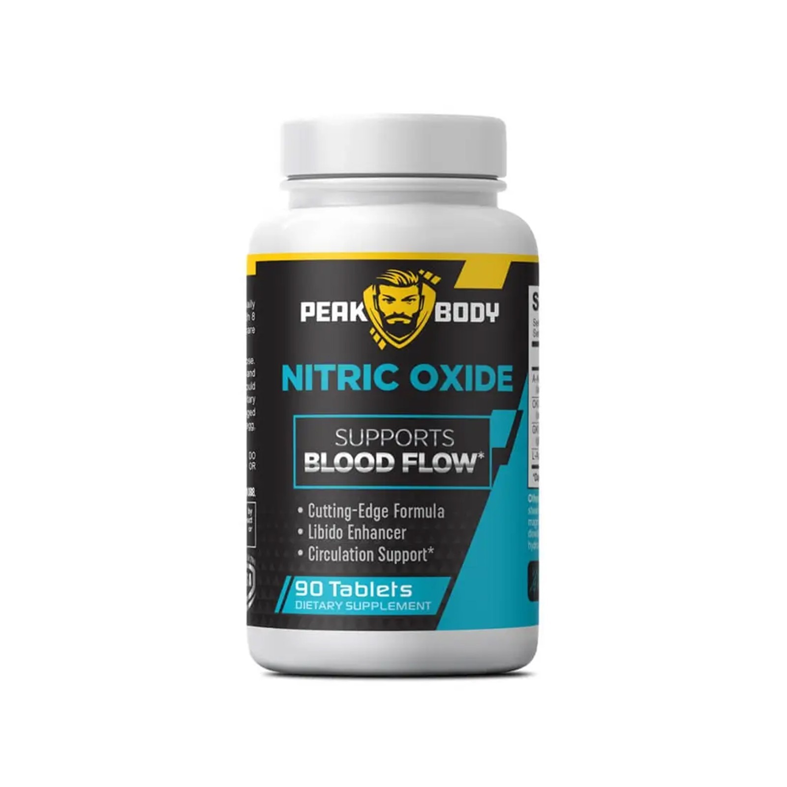 PeakBody Nitric Oxide 90 Tablets – Max Strength Blood Flow & Libido Support