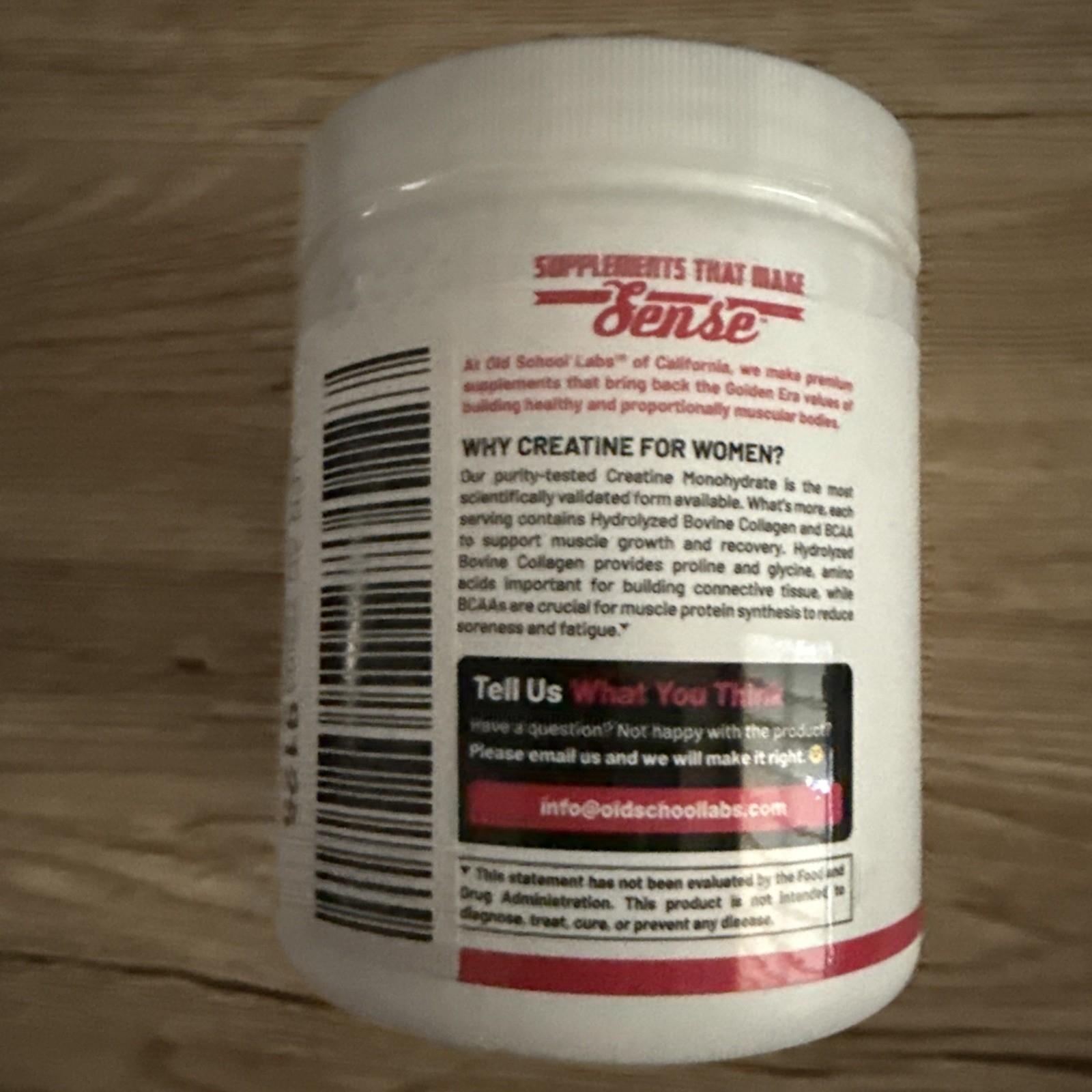 Old School Labs Creatine for Women Post-Workout Supplement 30 Servs EXP 5/27