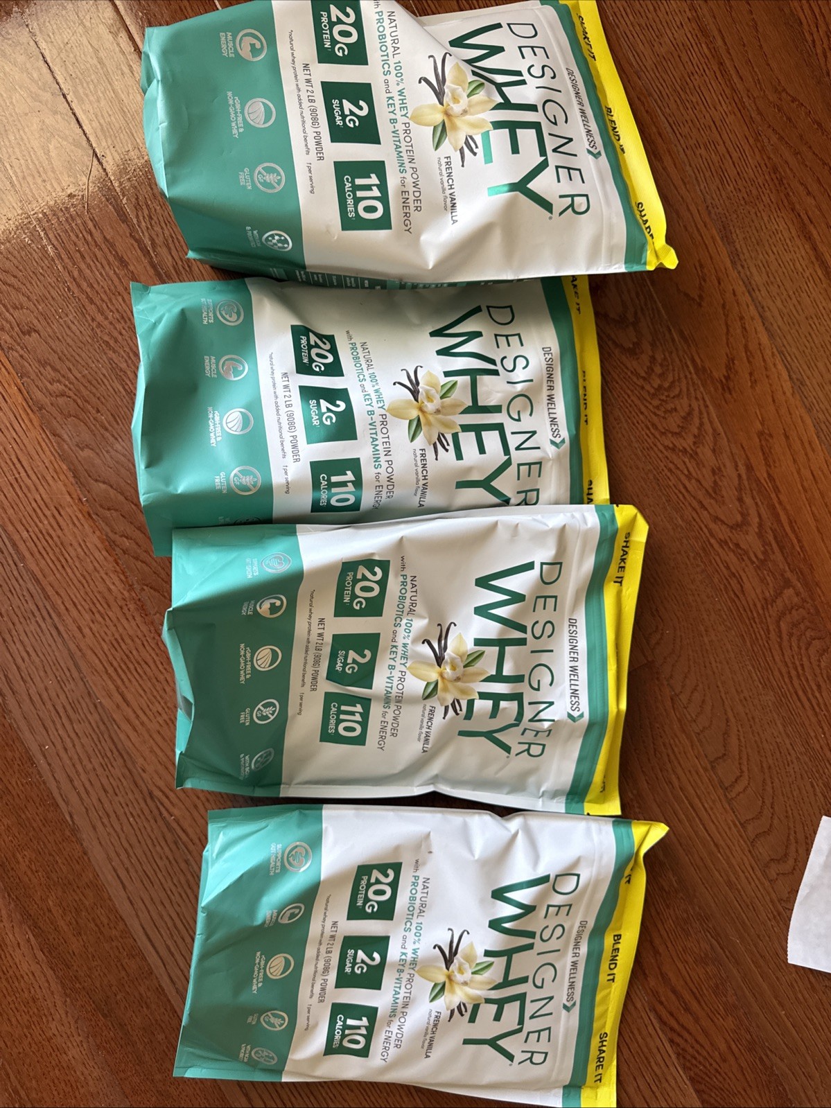 Designer Whey Natural 100% Whey Protein French Vanilla 2lb Bag