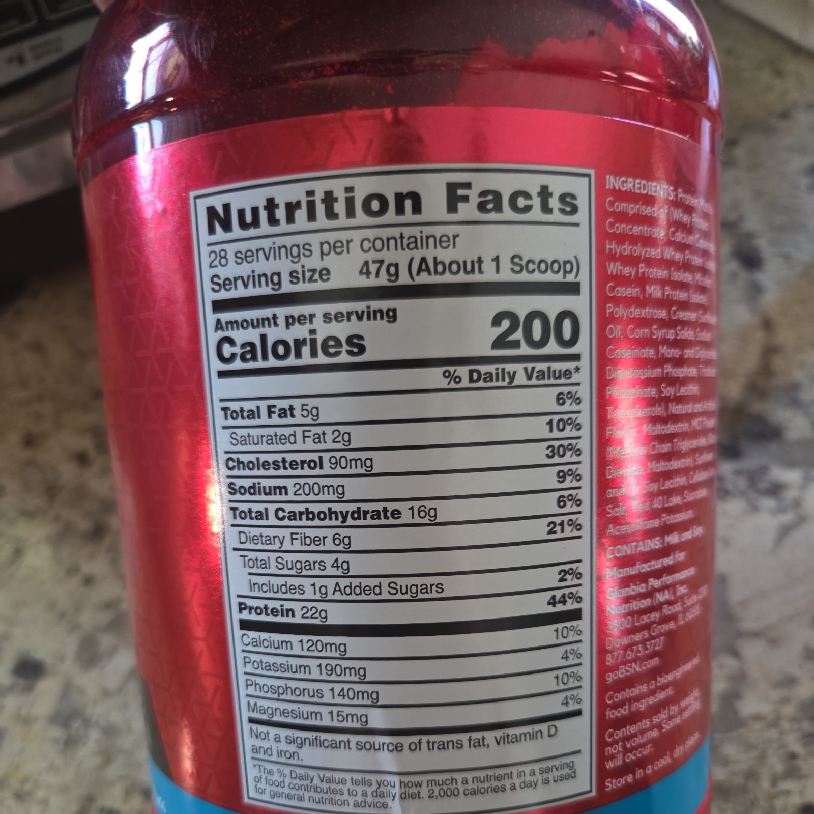 BSN SYNTHA-6® Fruity Cereal ULTRA PREMIUM PROTEIN MATRIX Muscle Building