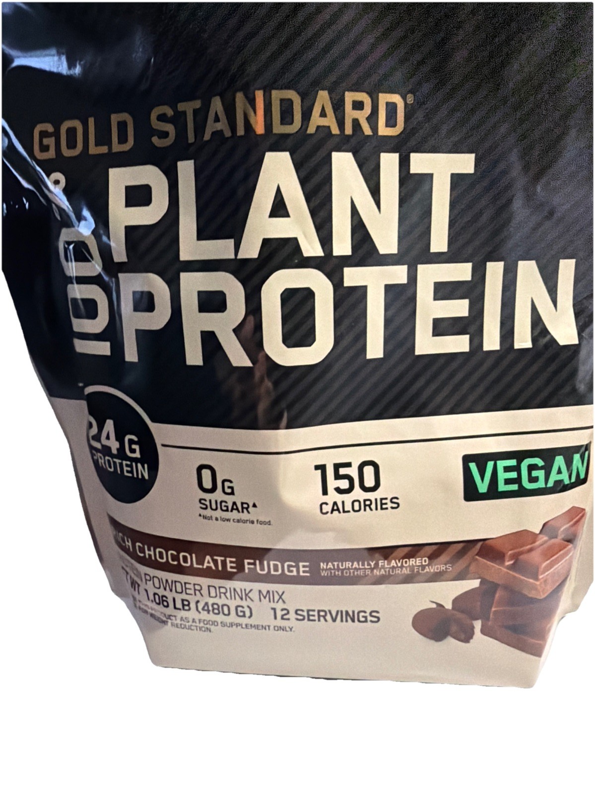 Optimum Nutrition Gold Standard Plant Protein Powder. Chocolate Fudge. Sealed.