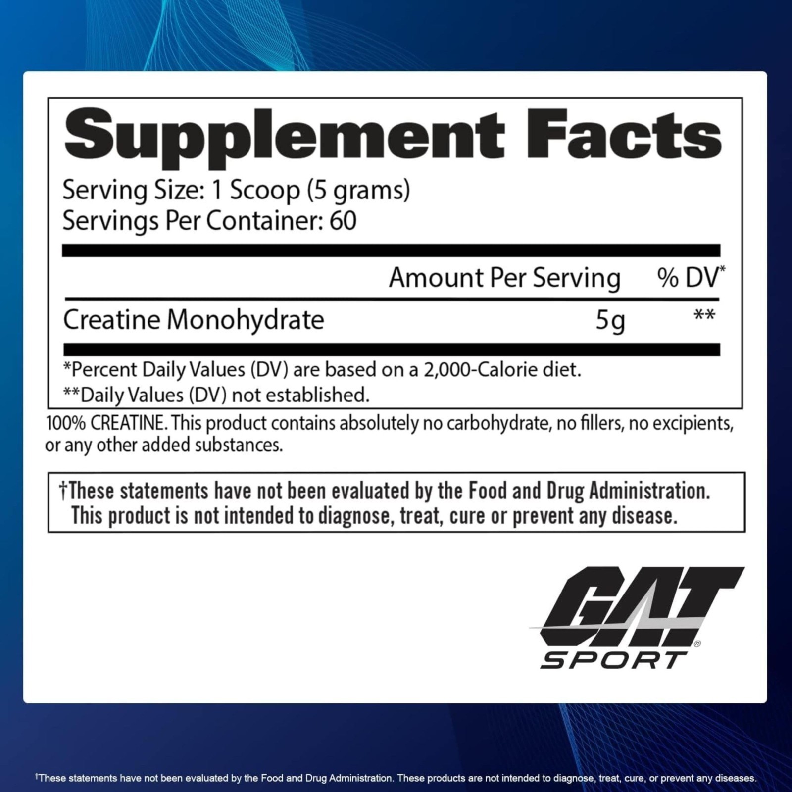 Micronized Creatine Monohydrate Powder, 10.58 oz (60 Servings) for Muscle Mass &