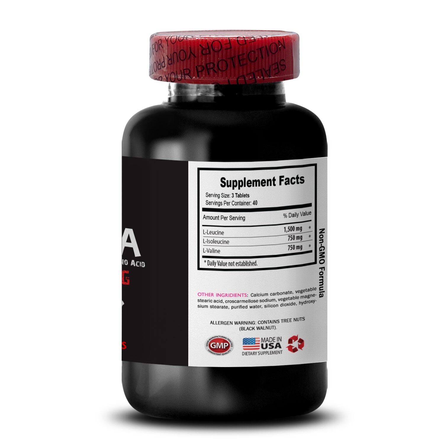 Nutritional support – BCAA 3000 – Exercise synergy 1 Bottle 120 Tablets