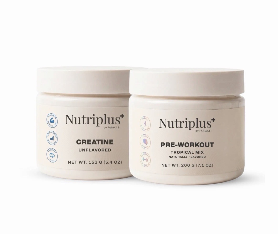 Farmasi Nutriplus Creatine & Preworkout Bundle. New. 2Pc Set.FREE SHIPPING
