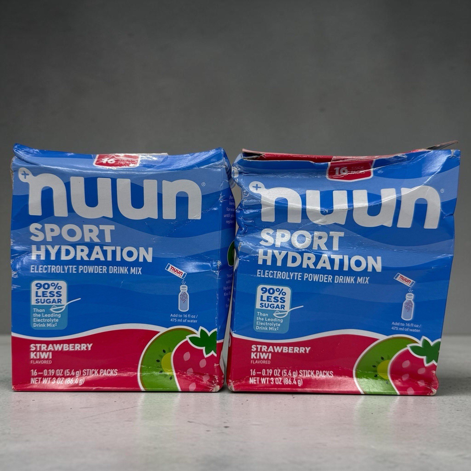 Nuun Sport Electrolyte Powder Strawberry Kiwi 32 Pack EXP 5/27 READ Damaged