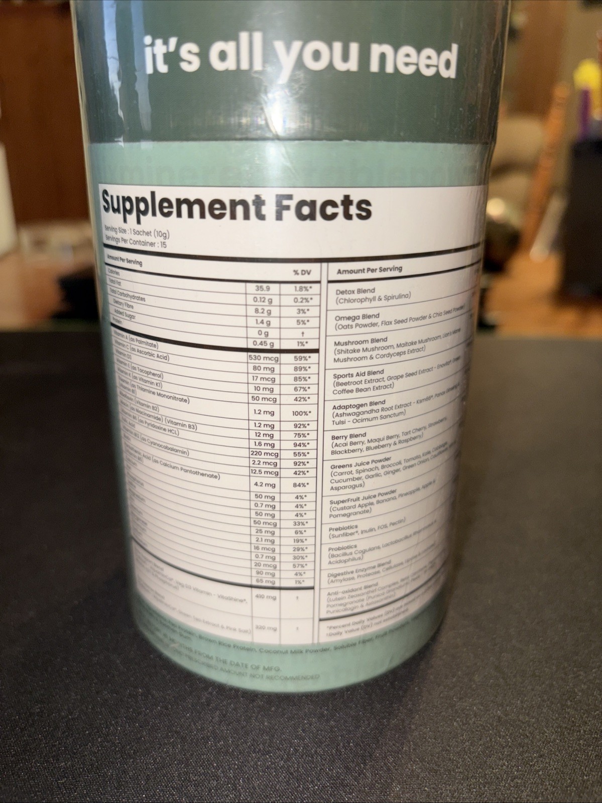 Supply6 360 All In One Nutrition Powder 10gm Each 15 Sachets