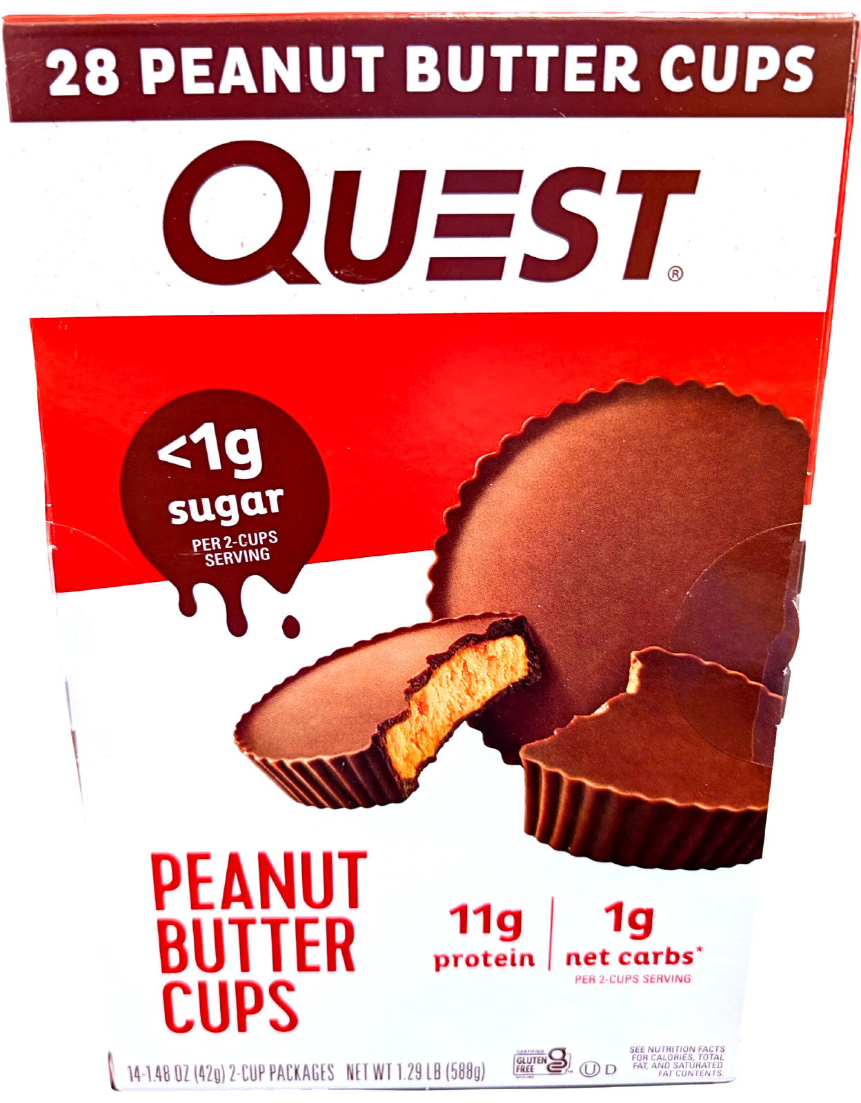 Quest Nutrition Peanut Butter Cups 28 Count EXP 06/2026
