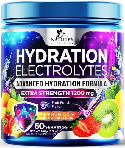 Hydration Replenisher Daily Electrolyte Drink Mix – Hydration Powder for Rapid H
