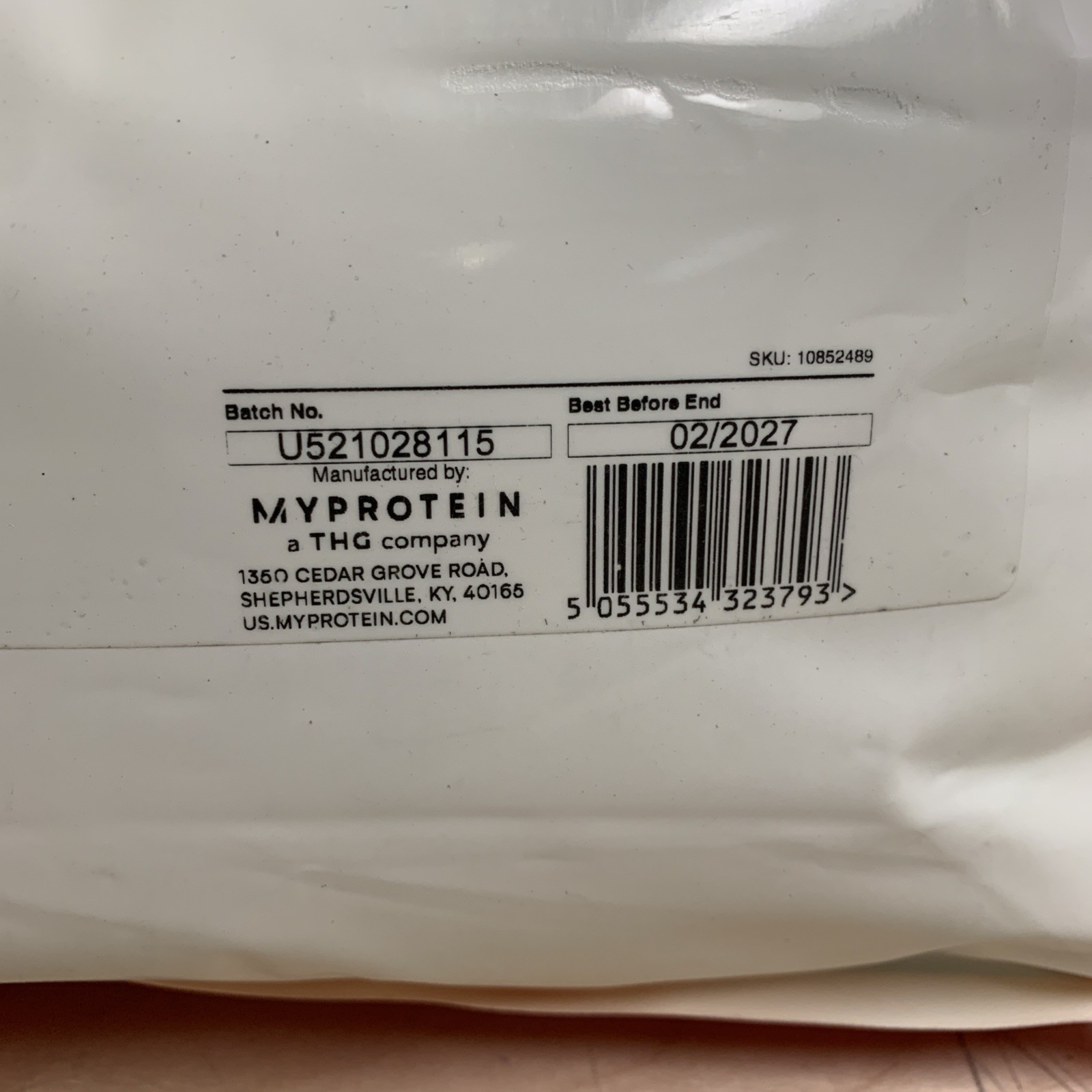 MyProtein Impact Whey Isolate Drink Mix, Chocolate Milkshake 5.5lb EXP 02/27