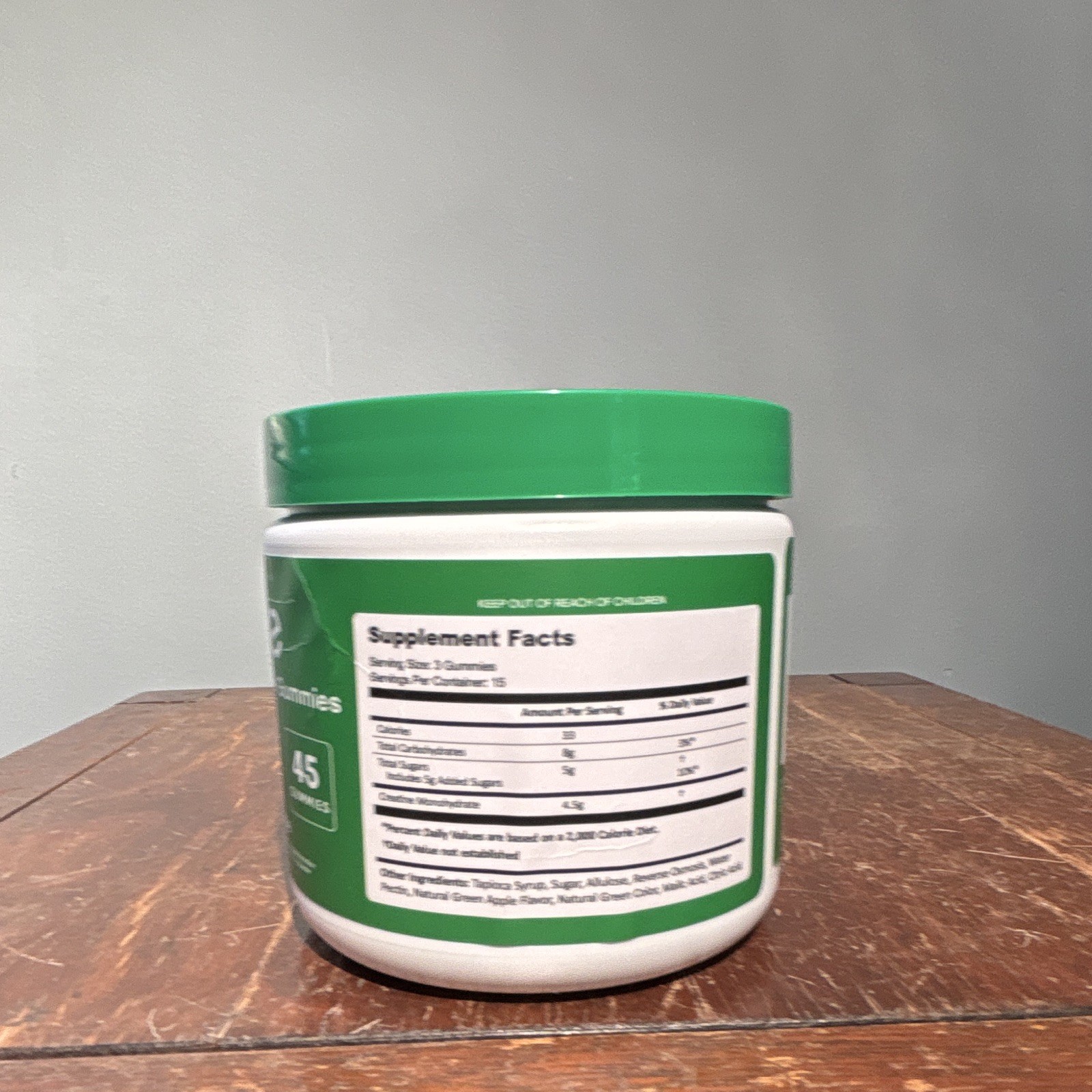 Create Creatine Monohydrate Gummies Sour Green Apple 45ct 8oz