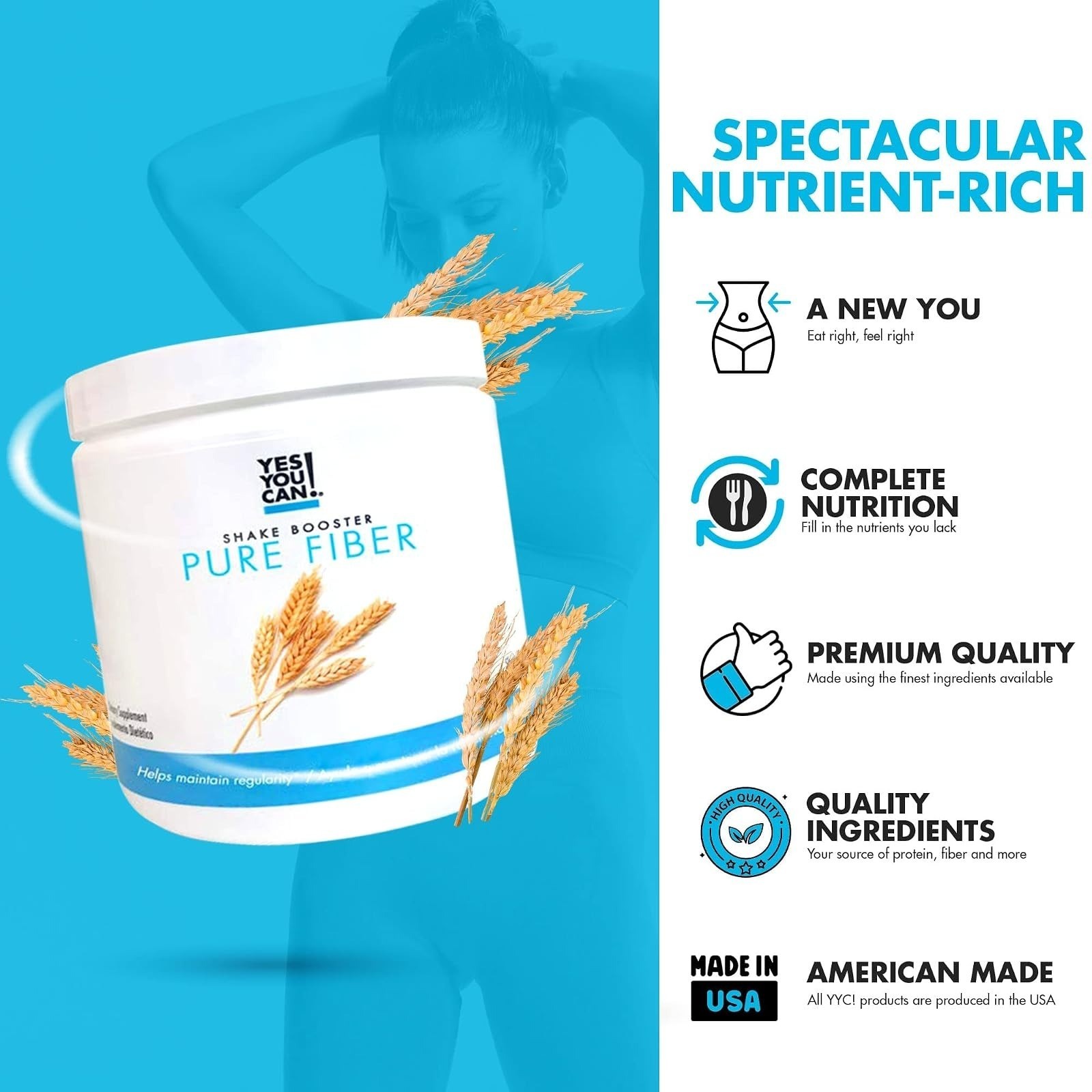 Yes You Can! Shake Booster Pure Fiber – 30 Servings