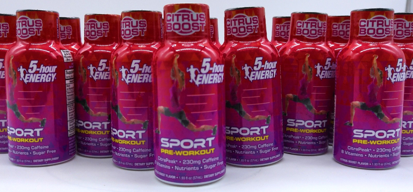 20- 5-hour Energy Sport Pre-Workout Citrus Boost, 1.93 Fl. Oz. Each, Exp. 10/26
