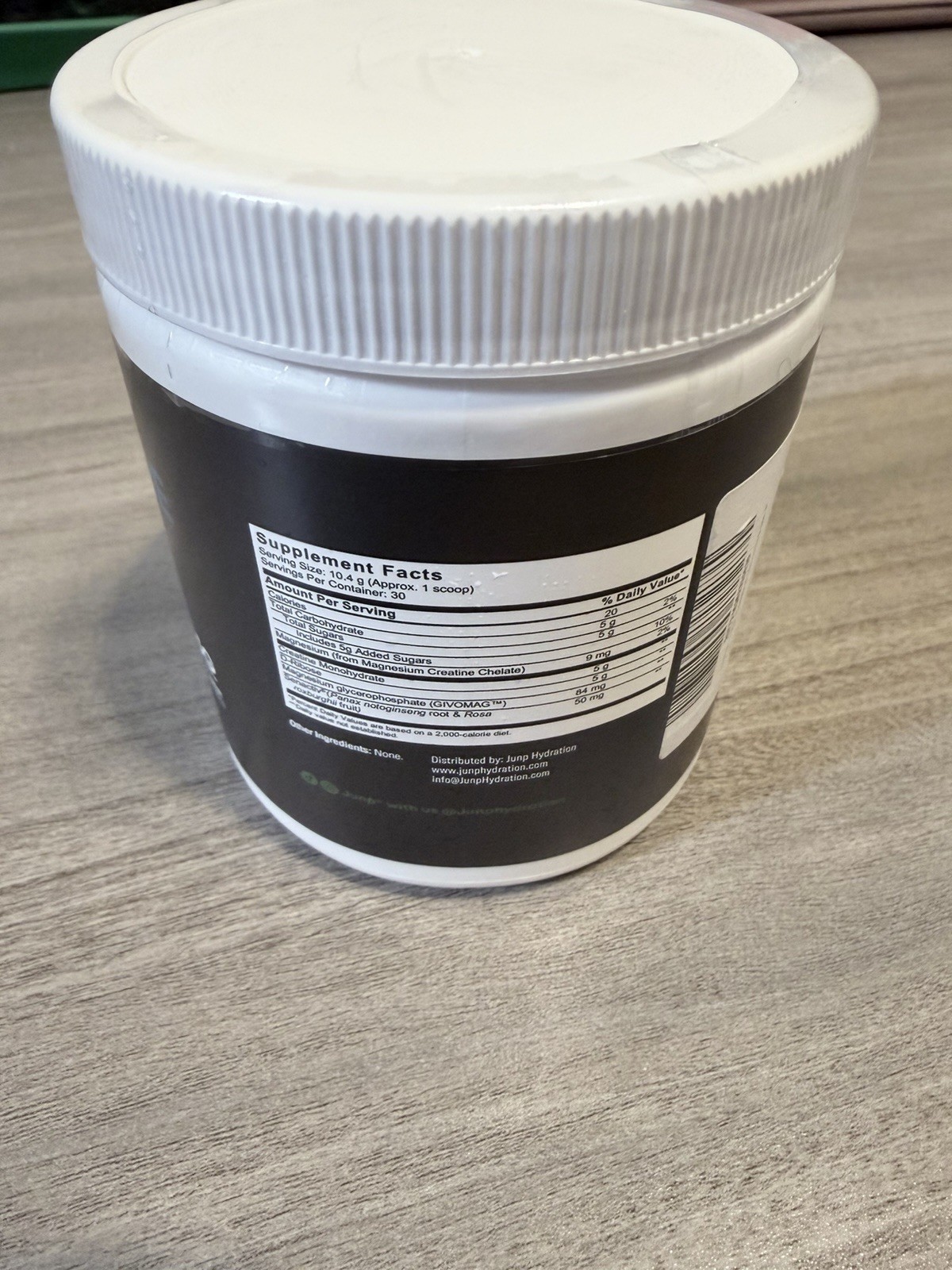 JUMP by Hydration Creatine Monohydrate Powder, Unflavored, 30 Servings 5.1 oz