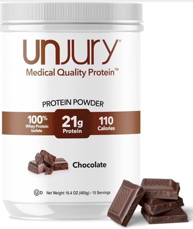 Unjury Whey Protein Powder | Chocolate Protein Powder | 21g 100% Whey Isolate…