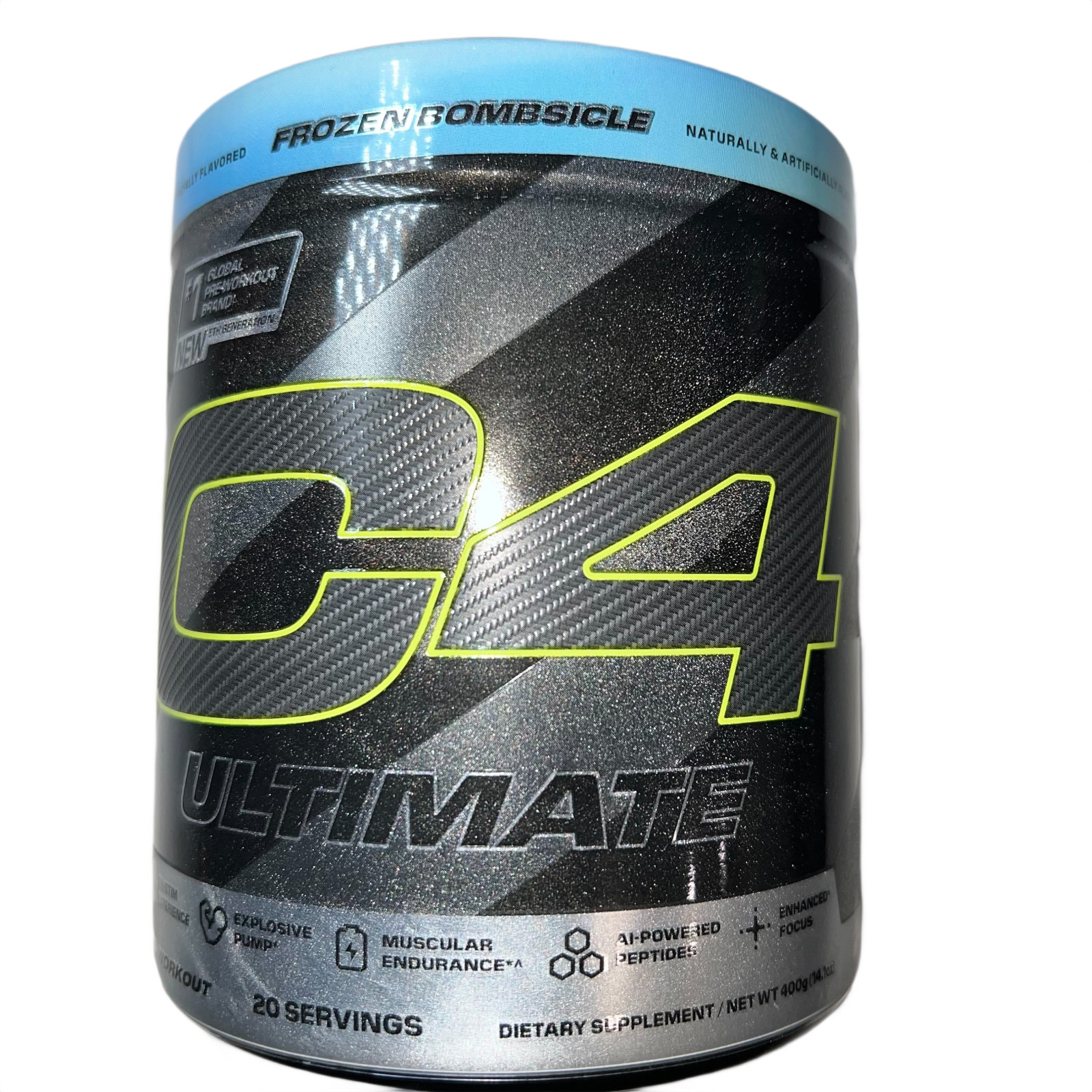 C4 Ultimate Pre-Workout Frozen Bombsicle 9.4 oz BB 07/2026 New