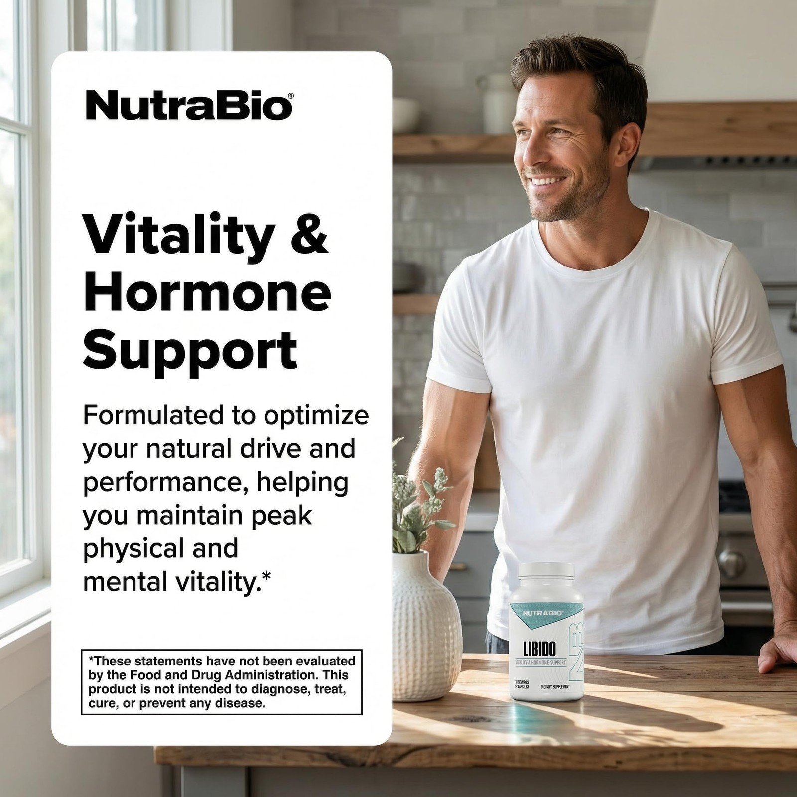 Nutrabio – For Men – – – 90 – 30 Servings